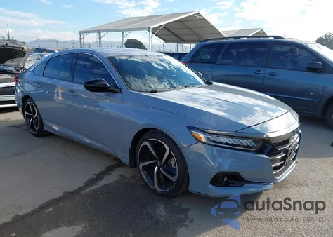 2021 Honda Accord Sport from USA, damaged, VIN 1HGCV1F37MA015358